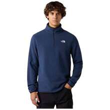 The North Face جاكيتات صوف رجالية للخارج - الأزرق - مشاهدة 1