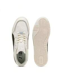 Puma New CAVEN Unisex Lace-Up Casual Versatile Comfortable Breathable Board Shoes - White/Black - View 1