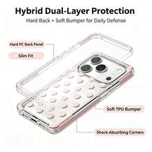 Casing HP 18 Pro & 17 Pro Crystal Clear - Perlindungan Kamera Penuh yang Ditingkatkan dengan MagSafe, Casing HP 18 Pro Slim Standar Militer Tahan Guncangan, Bumper Cover Transparan Anti Menguning - iPhone 18 Pro/17 Pro - View 4