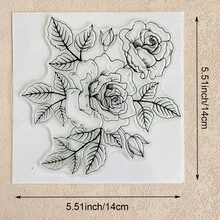 Clear Silicone Stamp, Flower & Animal Plant Pattern For DIY Scrapbooking Card Making Journaling Paper Craft Decor - Floral - View 40