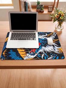 Chinese Dragon Pattern Large Desk Mouse Pad, Non‑Slip Rubber Base Keyboard Mat For Gaming Office - View 8