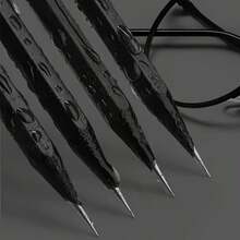 12pcs Premium Black Wood HB Pencils, Clear Handwriting - Smooth Writing, Break-Resistant, Suitable For Student Drawing - Sketching, Can Be Used As Small Gifts, Motivational Props - Rectangle - View 6