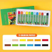 1 Set Dark Tone Oil Pastel Set, 48 Colors Professional Art Drawing Sticks, Soft Doodle Sticks, Suitable For Student Art Creation And Painting, Applicable For Coloring And Crayon Set - Sets - View 9