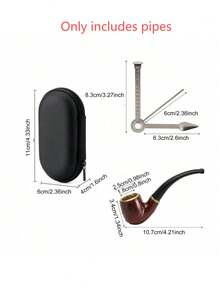 1pc Pipe, Smoking Accessory, Holiday Gift, Birthday Gift, Gift For Friends, Halloween Gift, Christmas Gift - Multicolor - View 3