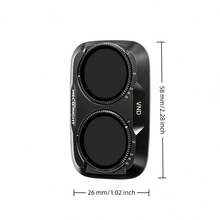 Mecoright VND 1-5 Variable ND Filter For Osmo Pocket 4 Pro, Quick-Release, German B240i Optical Glass, Double-Sided Nano Coating, Aviation Aluminum Alloy Frame, Waterproof, Oil-Resistant, Scratch-Resistant, Suitable For Smooth Cinematic Gimbal Video Shooting - View 2