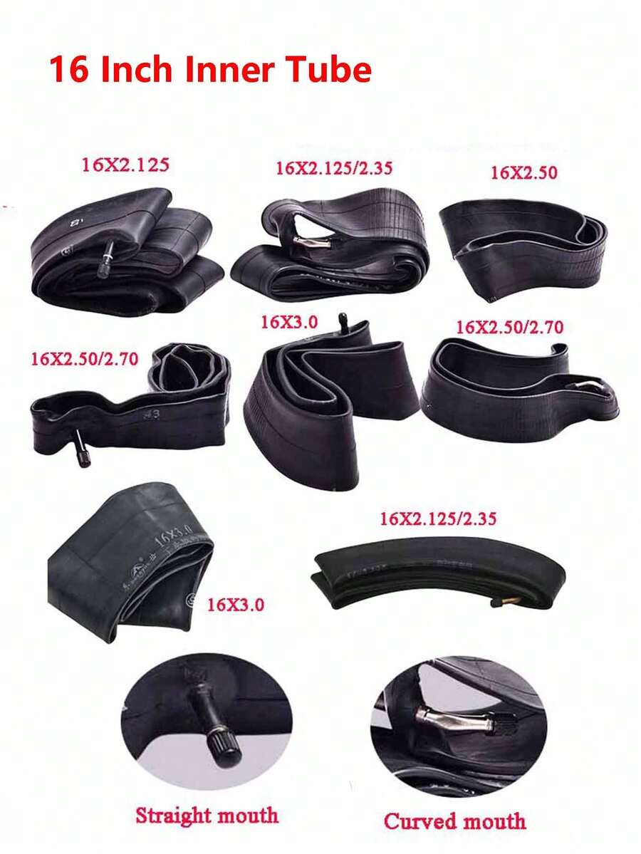 16 Inch Inner Tube 16x1.75/1.95/2.125/2.35 16X2.50 16X2.50/2.70 16X3.0 Electric Bicycle For Electric Bicycle Rubber Inner Tube - Inner Tube - View 1