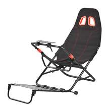 Portable Racing Wheel Stand, Foldable & Adjustable Steering Sim Wheel Stand, 470 Mm Seat Inner Width, Compatible With Logitech G923/G920/G29, Thrustmaster T248P, Fanatec, Hori, Mad Catz, Black - Compatible With  G923/G920/G29,  T248P, Fanatec, Hori, Mad Catz - View 8