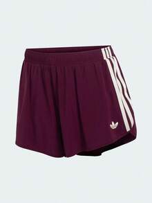 Adidas Women's Sport Performance Shorts, Trefoil Training Series Fitness Shorts With Built-In Liner KT7039 - Sauce Purple - View 4