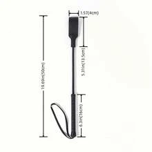 1pc Equestrian Whip, British Riding Aid Tool, Horse Racing Whip, Horse Racing Equipment, Suitable For All Riders, Horse Training, Stage Performance, Riding Gear, High-Quality Equestrian Accessories, Equestrian Supplies, Holiday Gift, Ideal Choice For Thanksgiving, Christmas, Halloween - Black - View 6