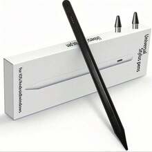 Universal Capacitive Touch Pen, Suitable For Tablets And Smartphones With IOS And Android Systems, Dual Spare Pen Tips. Can Be Used For Writing, Touch Control, Drawing, Note-Taking. With Status Indicator Light, Magnetic Attachment, Replaceable Tips, Ultra-Long Standby - Multicolor - View 2