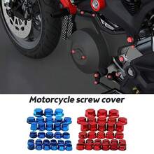 Motorcycle Nut Screw Cap, Decorative Shaped Screw Cap, Suitable For Car, Bicycle, Motorcycle Accessories - A - View 1