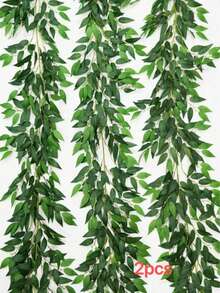 1/2/4pcs Extra Long Artificial Norfolk Pine Garland - Winter Pine Branch Vine, Suitable For Dining Table, Fireplace Mantel, Wall, Indoor Stairs And Outdoor Christmas Decoration Green Artificial Vine; Realistic Appearance, Ideal Choice For DIY Christmas Wreath, Home Christmas Decoration And Holiday Gifts. (Handmade, Some Shedding May Occur, Which Is Normal And Does Not Affect Normal Use) - Green - View 11