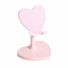 Adjustable Phone Stand With Heart-Shaped Holder, Desktop Adjustable Foldable Telescopic Phone Stand, Flexible And Portable, Perfect For Office And Home Use, Great Gift Choice, Suitable For Selfies, Universal Compatible With Phones And Tablets - Multi-color - View 12