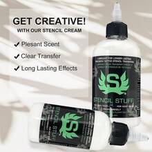 Tattoo Transfer Paste - Tattoo Transfer Cream - Tattoo Template Transfer Gel Solution, Professional Tattoo Template Gel, Template Magic Cream, Suitable For Transfer Paper Machine Templates, Clear And Long-Lasting - Multicolor - View 5