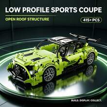 Set Rakitan Mobil Sport Green Phantom 415+ PCS, Model Kit Koleksi Dewasa Skala 1:14, Pintu Dapat Dibuka & Sayap Belakang Dapat Diatur, Hadiah Natal, Halloween, Thanksgiving & Ulang Tahun yang Ideal untuk Penggemar Mobil - Balap Wilayah Ekstrem Green Goblin - View 2
