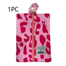 Leopard Print Shoe Bag, 5 Colors Available, Portable Travel Shoe Storage Bag, Waterproof Zipper Shoe Organizer, Suitable For Travel, Home Closet Storage - Multicolor - View 7