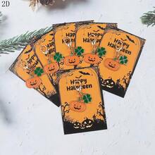 6 pcs Gantungan Kunci & Semanggi Berdaun Empat, Gantungan Kunci Keberuntungan, Cocok untuk Dekorasi Halloween, Thanksgiving dan Pesta, Hadiah Positif dan Beruntung untuk Teman dan Keluarga - MultiWarna - View 6