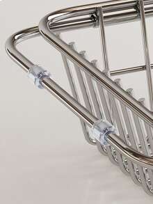 Expandable Sink Dish Drying Rack,Stainless Steel Over‑The‑Sink Dish Colander Basket,Adjustable Kitchen Sink Drain Basket For Plates, Bowls,Cups,Fruits Vegetables Washing Sink Colander, Stainless Steel Sink Drain Basket - Multicolor - View 2