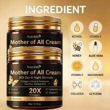 2pcs Korean Style Full-Effect Beauty Cream Set, Instantly Smooths Wrinkles, Fast Absorption & Lifting, Moisturizing & Smoothing, Firming & Nourishing, Radiates Youthful Glow - Cream - View 3