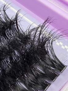 Hinarin 685 Pcs Lash Clusters With Fairy Hair Spiked False Eyelashes And Bottom Lashes And 60P+80P+100P+120P DD Curl Wispy Eyelash Clusters Mix Spiky Manga Lash Clusters Volume Cluster Eyelash Extensions Lash Clusters Individual Lashes DIY At Home - D - View 5
