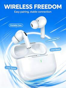 2026 In-Ear Earphones, Wireless Bluetooth Earbuds, HiFi High-Quality Bass, Long Battery Life, Built-In Microphone, Compatible With IOS/Android, Suitable For Sports/Running/Fitness/Music/Office/Gift - View 2