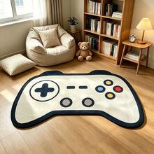 2025 New! DeramHy Home 1pc Cute & Fun Bathroom Rug, Non-Slip, Washable, Soft & Fluffy, Absorbent, Unique Personalized, Suitable For Bedroom, Bathroom, Dorm, Kitchen And Other Small Spaces. - White - View 1