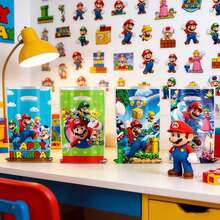 Hasbro 10pcs Mario Cartoon Super Mario Theme Party Decorations Disposable PE Gift Bags Candy Return Gift Bags - Style Random - View 7