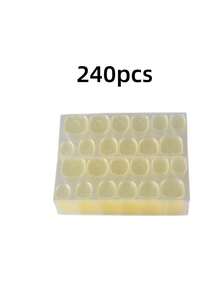 30pcs Breathable Double-Sided Adhesive Stickers, Suitable For Nail Jelly Glue, DIY Nail Stickers, Nail Art Tools - Clear - View 12