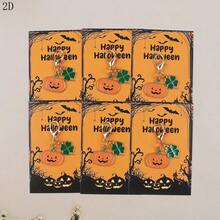 6 pcs Gantungan Kunci & Semanggi Berdaun Empat, Gantungan Kunci Keberuntungan, Cocok untuk Dekorasi Halloween, Thanksgiving dan Pesta, Hadiah Positif dan Beruntung untuk Teman dan Keluarga - MultiWarna - View 2