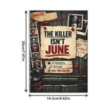 Detective Puzzle Game Notebook Series - "The Killer Who Never Checked In", Adult Simulation Detective Game Notebook, Interactive Puzzle-Solving Experience, Suitable For Party Games Or Solo Leisure Entertainment, Multiple Theme Styles Available - Rectangle - View 8