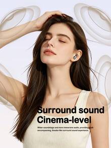 Acer OHR824 In-Ear Wireless Bluetooth Earbuds Mini Portable Soft Ear Tips Comfortable Long Wear Bluetooth 6.0 Cinema-Grade Surround Stereo Sound Battery Indicator Charging Case Suitable For Commuting Office Sports Daily Use - View 6