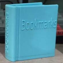 1 buah Pembatas Buku & Pengatur Meja Cetak 3D, Pembatas Buku Berbentuk Buku Klasik, Cocok untuk Hadiah Natal, Ulang Tahun, Guru, Bahan Plastik yang Dicat Semprot dengan Rak Penyimpanan, Dapat Digunakan untuk Dekorasi Meja Belajar, Dekorasi Kantor, dan Pajangan Buku - MultiWarna - View 11