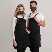 Cross-Back New Style Apron, Adult Korean Version, Unisex, For Kitchen, Restaurant, Coffee Shop, Hot Pot Shop, Cashier, Catering Work - Multicolor - View 10