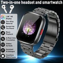 LIGE Smart Earphone Watch Terbaru, Layar Besar Persegi Definisi Tinggi, Fungsi Earphone Terintegrasi, Mendukung Berbagai Mode Olahraga, Pengingat Alarm, dan Pemutaran Musik - View 13