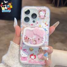 SANRIO 1pc HelloKitty Air Cushion Support Stand - Cute Cartoon Design, Adhesive Style, Lazy Movie Watching Essential, Full Model Compatible! Internal Cute Additions Shaking Lively, Adding Fun, Creative Small Gift, Halloween Top Choice - Multicolor - View 6