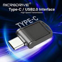 Microdrive 2‑In‑1 USB‑C USB2.0 Flash Drive, 360° Rotatable Metal Mini U Disk, Plug & Play Memory Stick For Type‑C Phone Laptop PC - View 9