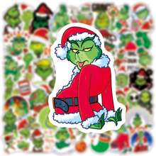 Hasbro 50pcs Christmas Monster Graffiti Stickers Cartoon Waterproof Stickers For Water Bottle, Luggage, Laptop, Car, Helmet - Multicolor - View 4