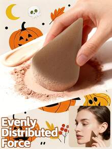 2/4/8/12pcs Premium Irregular Dual-Ended Makeup Sponges Set, Soft Cosmetic Blenders For Foundation Concealer Powder, Beginner-Friendly Alcohol-Free, Hydrophilic PU Material, Flawless Application Beauty Tools For Face, Halloween - Multicolor - View 10