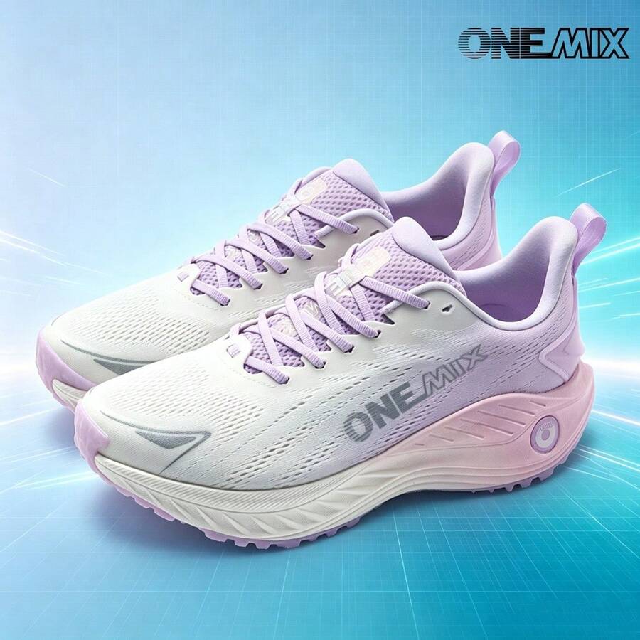 أحذية رياضية كاجوال للجري من ONEMIX، امتصاص صدمات مريح، نعل سميك منخفض، مضاد للانزلاق، مقاوم للتآكل
