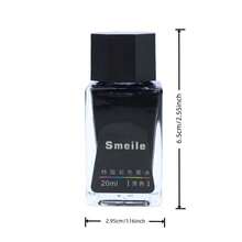 shi sheng 20ML Multi-Color Non-Carbon Ink For Fountain Pen. Non-Blocking Ink For Artistic Hand-Drawing. Smooth Writing In Black, Red, Blue, Etc. - 20ml Non-carbon Ink + 10 Black Ink Cartridges - View 3