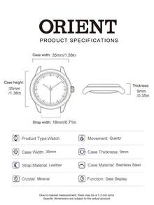 Orient Rose Gold Mother Of Pearl Dial Women's Quartz Watch, Vintage Brown Embossed Leather Strap, Roman Numeral Markers - Brown - View 5
