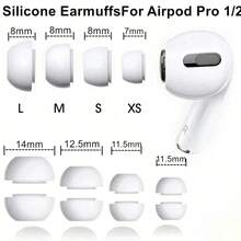 Replacement Ear Tips For Pro 2, Compatible With Pro 3 Wireless Earbuds - View 3