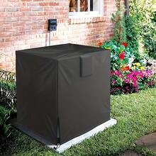 Heavy Duty Full Coverage Outdoor Central Air Conditioner Cover - (32in X 30in X 30in) Black - High Efficiency Protective Cover - Black - View 5