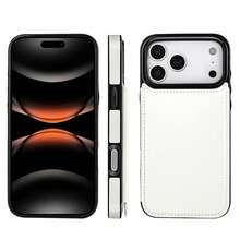 奢華耐用錢包手機殼，相容 17 AIR 16e 16 15 14 13 12 11 Pro Max SE X XR XS Max 8 7 6 6S Plus，以及 Galaxy S25 S24 S23 S22 S21 S20 Ultra A13 A14 A15 A35 A53 A54 A55 S23 FE S24 FE。附支架與信用卡插槽，防震防水、防摔防刮，磁吸式保護套 - 白色 - 查看 10