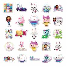 50pcs Gabi Dollhouse Graffiti Cross Border Cartoon Animation DIY Notebook Luggage Stickers Waterproof - Multicolor - View 6