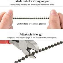 Halloween Decor Ceiling Fan Pull Chain Extension 12 Inch Black Bat, Spider, Death's-Head Hawkmoth Extension Decorative Ceiling Fan Pull Chain Kit - Black - View 5