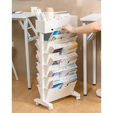 Storage Carts - 5 Ebenen Weiß - Übersicht 2