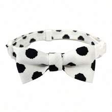 1pc Cat & Dog Collar, Pet Polka Dot Bowknot Collar, Adjustable Neck Collar, Non-Choking, Multiple Options - Multicolor - View 7