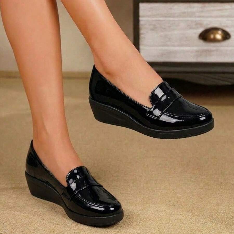 Women Wedges & Platform - Black - View 1