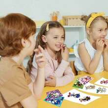 1 Set/6pcs Cartoon Anime Sticker Collage Creative Face-Changing DIY Handmade Account Decoration Phone Skateboard Waterproof Stickers | Party Holiday First Choice Decorative Handmade Stickers Interactive Puzzle Stickers Affordable Goodies - Multicolor - View 2